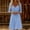 *Light Blue, variant on ClodeEU Women's V Neck Long Sleeve Maxi Dress ,Solid Color Casual Fit and A-Line Dress with Pockets Black,Womens Plus S