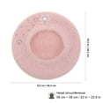 thumbnail image 2 of RENACLIPY Women's Soft Warm Beret Hat Imitation Wool French Style Cap Casual for Everyday Wear and Outdoor Activities, 2 of 6