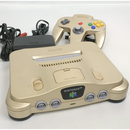 Restored Gold Nintendo 64 Console System- N64 (Used) (Refurbished)