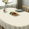 thumbnail image 4 of Oval Tablecloth, French Country Printed Oval Table Cloth-60x120 Inch, Fabric Washable and Waterproof Oval Table Cover for Farmhouse Kithchen Dining Decoration, 4 of 6