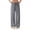 Gray #057, variant on Women's Summer Casual Wide Leg Pants Cotton Linen Palazzo Pants Beach Vacation Trouser with Pockets