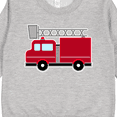 thumbnail image 3 of Inktastic Red Firefighter Fire Truck Toddler Sweatshirt, 3 of 4