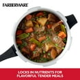 Farberware 6Quart Aluminum Stovetop Pressure Cooker, 15 PSI