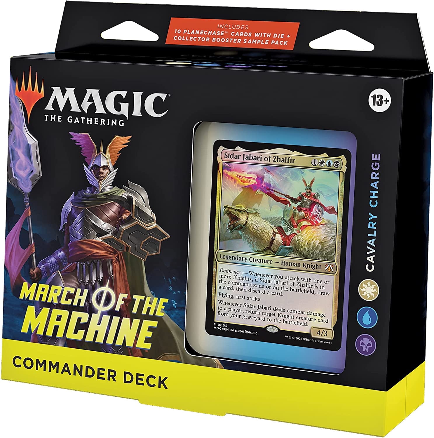 Magic: The Gathering March of the Machine Commander Deck Cavalry Charge + Collector Booster Sample Pack