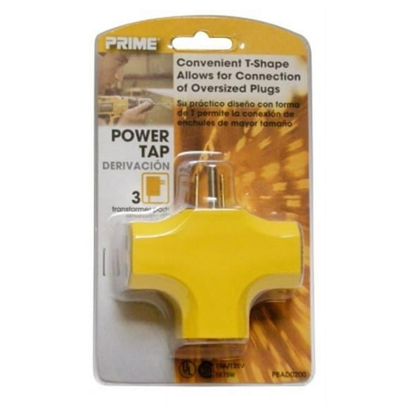 Prime  3 Outlet 90 Yellow Adapter