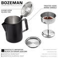 thumbnail image 3 of COLETTI Bozeman Abrigo Negro 9 Tazas Percoladores de Café Coletti NA, 3 of 5