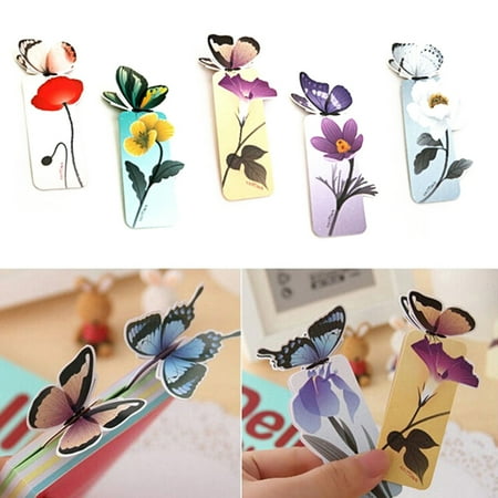 girl12queen 10pcs butterfly bookmark