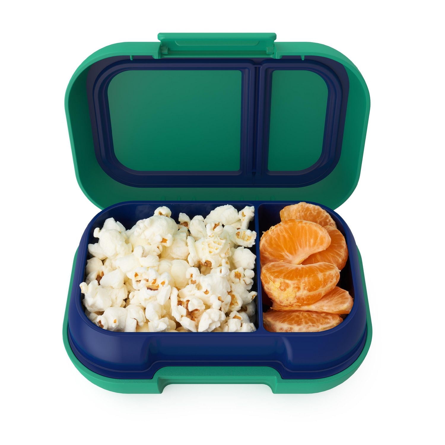 Bentgo Kids Snack Leak-Proof Container - Green/Navy<br>Edit