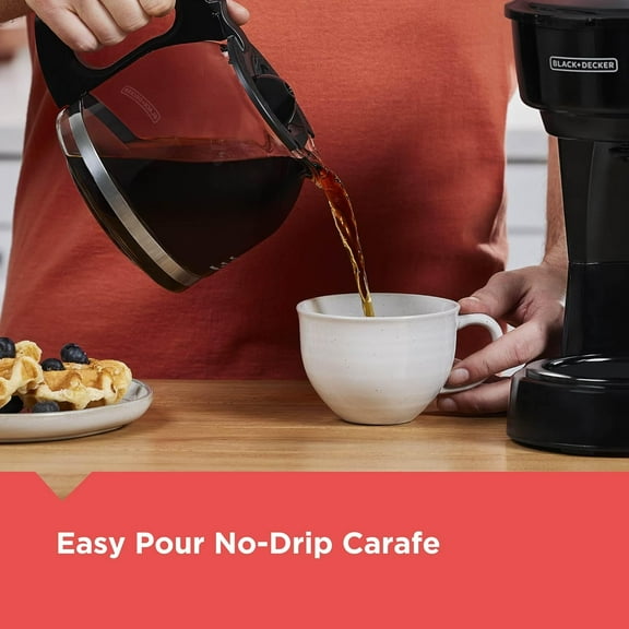 12-Cup Coffee Maker with Vortex Technology