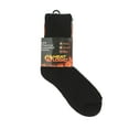 thumbnail image 3 of Heat Logic Women's 2-Pack Winter Thermal Socks, Soft and Insulated with Brushed Lining (Black/Black Marled), 3 of 8