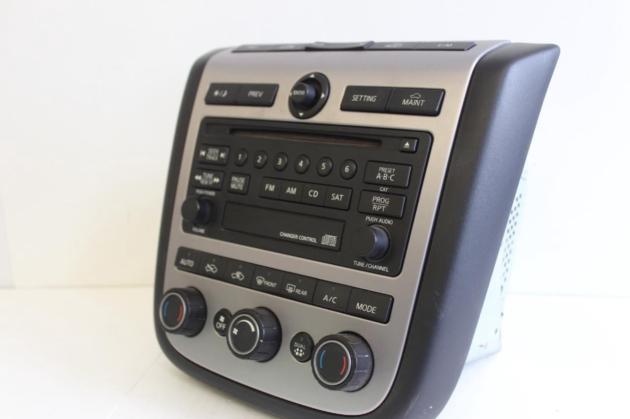 2004-2005 NISSAN MURANO STEREO RADIO CD PLAYER CLIMATE CONTROL 28185 CA010