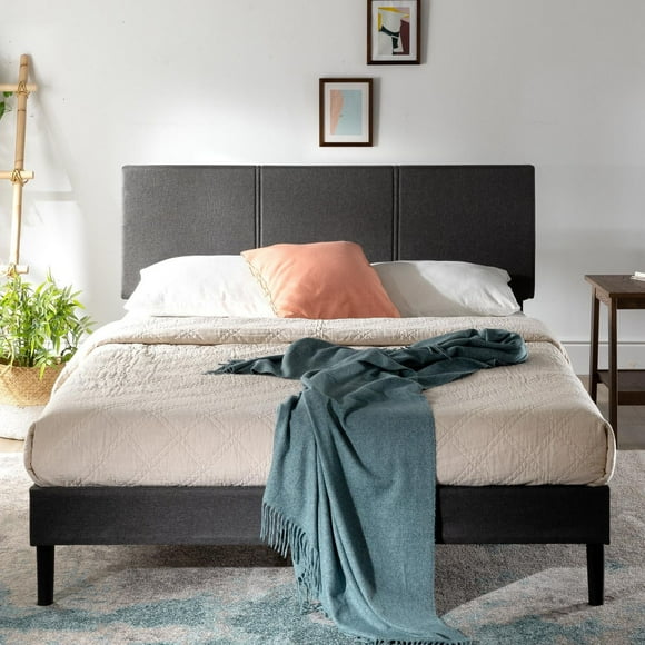 Zinus 38 Inch Cambril Upholstered Platform Bed Frame
