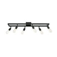 thumbnail image 4 of Globe Electric Weston 6-Light Matte Black Track Lighting, Industrial Farmhouse Style, 59811, 4 of 9
