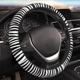 thumbnail image 4 of Cauagu Zebra Skin Print Car Steering Wheel Cover - Universal Car Accessory for Diverse Cars for Steering Wheel with a Diameter of 14.5"-15", 4 of 7