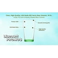 thumbnail image 3 of 10 ARC Nonic Beer Glasses Set, 19 oz. - Clear, Pub, USA made - Green, 3 of 5