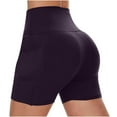 thumbnail image 1 of ICHUANYI Clearance Women's Sport Leggings High Waisted Yoga Workout Exercise For Casual Pocket Summer(Purple, XL) ICHUANYI WER2023081403583, 1 of 6