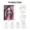 thumbnail image 4 of Kamado Nezuko Canvas Decorative Painting Wall Art Living Room Posters Bedroom Home Decorations 12"X18", 4 of 8