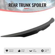 Ikon Motorsports Duckbill Highkick Rear Middle Trunk Deck Lid Spoiler Wing Lip For 2019-2026 Toyota Corolla Hatchback & GR Corolla, Carbon Fiber CF