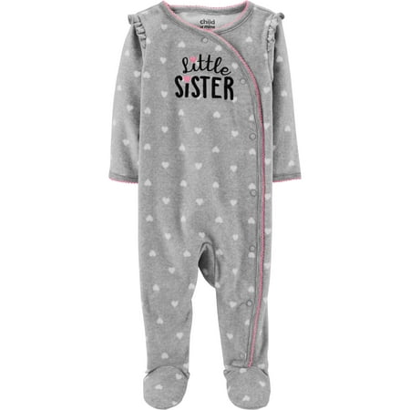 Child of Mine Sleep N Play Pajamas (Baby Girls)