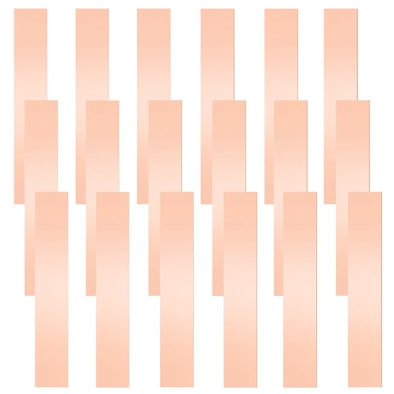 Uxcell 3-Set Copper Shim Strip, Metal Sheet Stock Assortment 6" Length x 1" Width