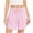 Style-33-Pink, variant on QATAINLAV Long Shorts for Women Cotton Linen Knee Length Plaid Bermuda Shorts Elastic Waist Wide Leg Summer Beach Shorts Hot Pink XXL