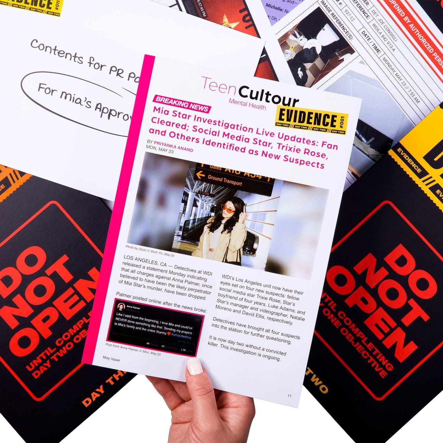 Who Did It présente : Who Killed Mia - Un jeu de meurtre et de mystère immersif et numérique - Smartphone requis