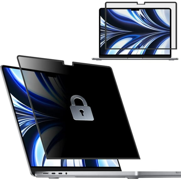 MacBook Pro 16 Screen Protector Privacy, Removable Privacy Screen for MacBook Pro 16 inch 2021-2023(A2485/A2780, M1/M2)- Easy On/Bubble Free, Anti Blue Light and Anti Glare