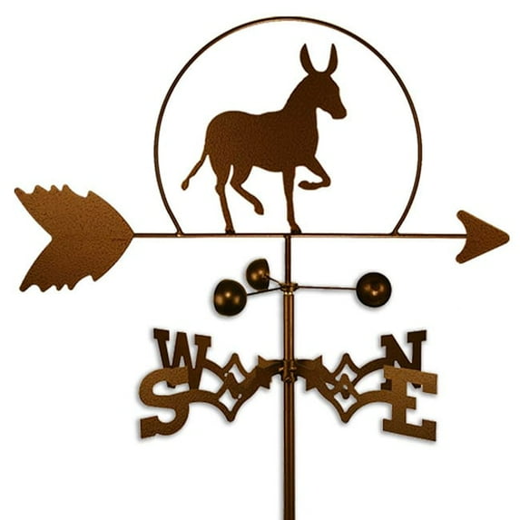 SWEN Products Inc Handmade Donkey Mule Burro Weathervane