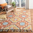 thumbnail image 2 of SAFAVIEH Aspen Tris Geometric Wool Area Rug, Beige/Rust, 9' x 12', 2 of 7