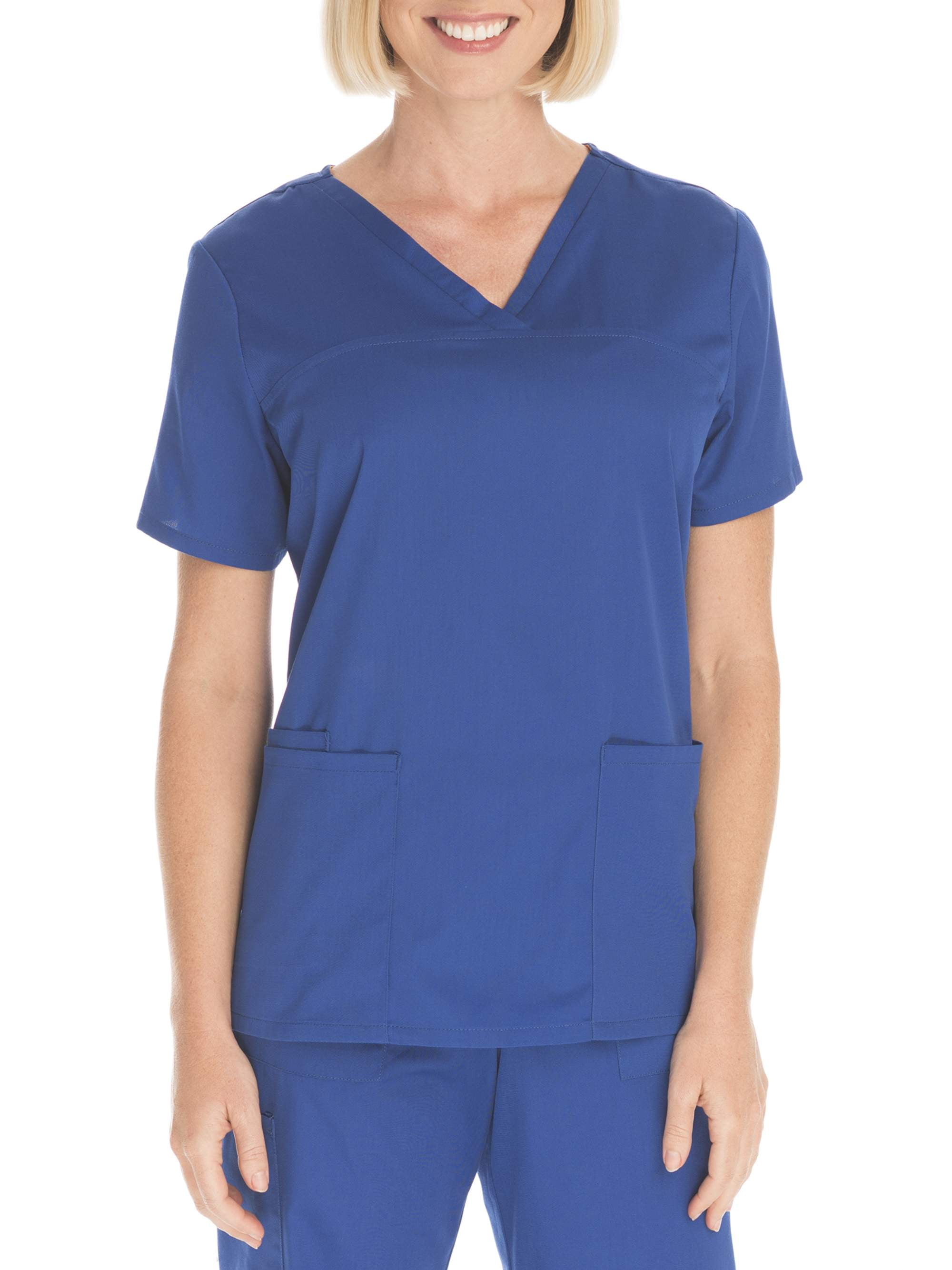 Scrubstar Women's Core Essentials Mechanical Stretch VNeck Scrub Top