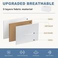 thumbnail image 5 of Nextay Nightstand, Bedside Table with 2 Fabric Drawers End Table for Bedroom, Living Room Dorm, 5 of 7