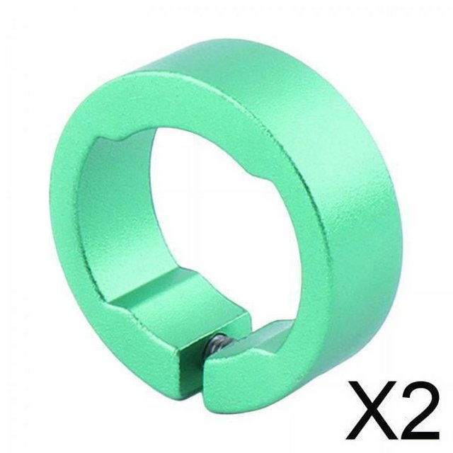2 Tapones Para Extremos De Manillar De Bicicleta, Cerradura Para Bicicleta Con Lazo De Abrazadera, Cerradura Para Puños De Bicicleta, Lazo Verde