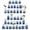 Blue, variant on 36Pcs Bud Vases Set Small Vintage Glass Bottles Clear Bud Vases in Bulk Multiple Shape Cute Glass Vases for Rustic Wedding Centerpieces Table Decorations and Home Decor(Clear)
