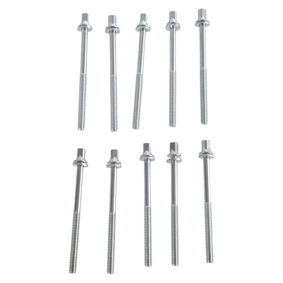 10PCS Drum Set Screws Metal Drum Screw Essential Metal Instrument Replacement Part for Percussion Musical Instruments