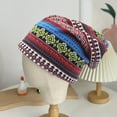 thumbnail image 4 of D-GROEE Unisex Skullies Beanies Knitting Printing Vintage Bonnet Cap Autumn Winter Casual Beanies Hat, 4 of 7