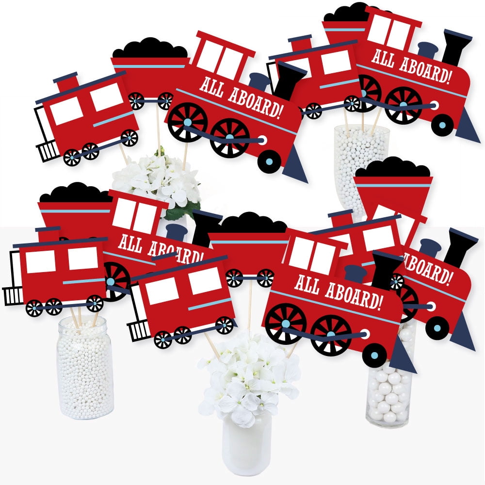 Railroad Party Crossing - Steam Train Birthday Party or Baby Shower ...