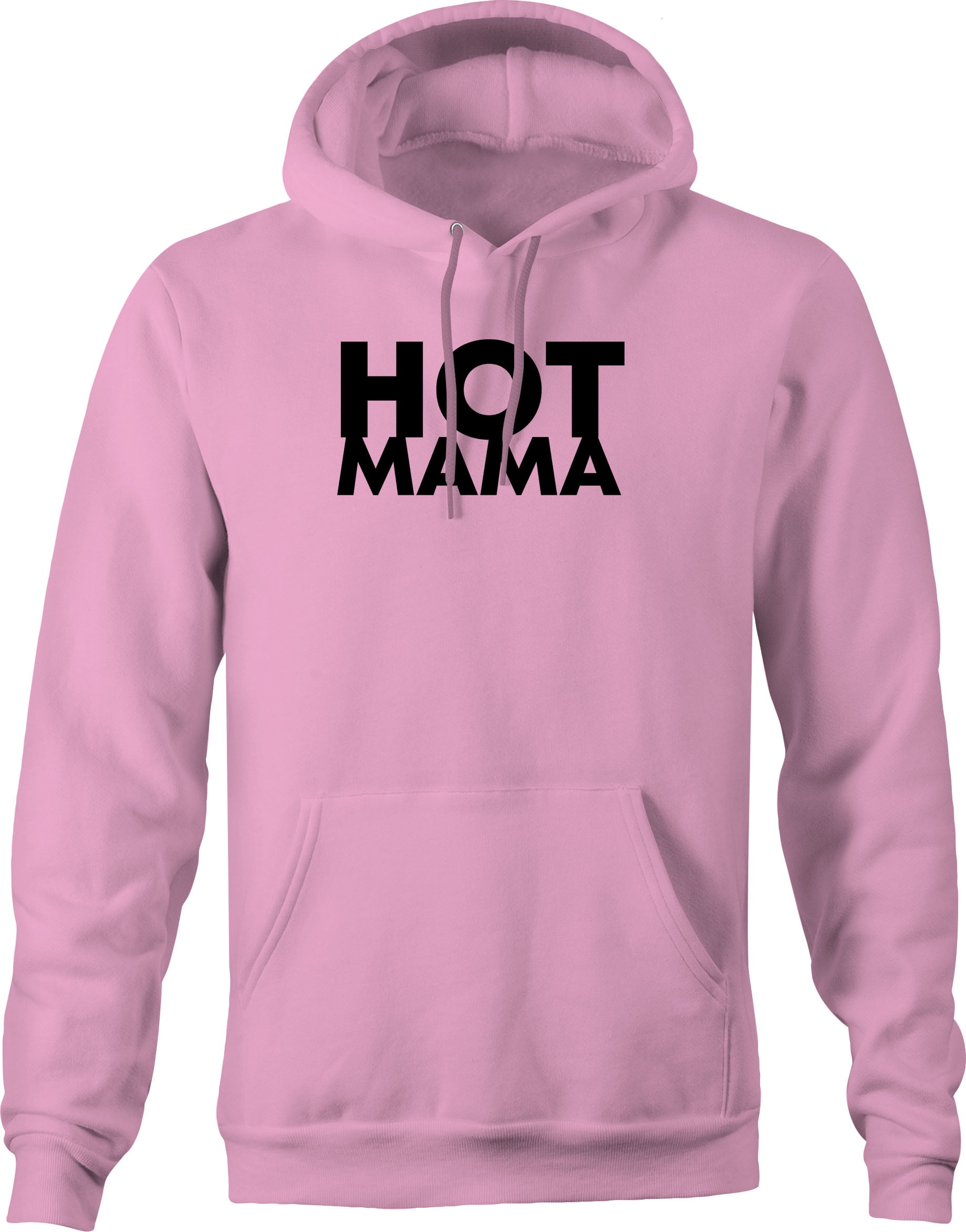 Hot Mama Mother Funny Mom Light Pink Hoodie