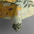thumbnail image 3 of Sunflower Rectangle Tablecloth 60"x84",Waterproof Polyester Rectangle Table Cloth, Wipeable Spillproof Polyester Tablecloth for Dining, Camping, Indoor and Outdoor, 3 of 5