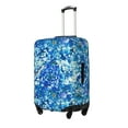 thumbnail image 2 of Balery Luggage Cover Vibrant Blue Floral Print Suitcase Covers for Luggage Elastic Washable Suitcase Protector Fits 18-32 Inch Luggage-Medium, 2 of 9