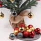 thumbnail image 3 of 24 piezas de adornos de bolas de Navidad irrompibles de 6 cm para decoración de fiesta de cumpleaños de boda de árbol de Navidad, 3 of 5