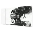 thumbnail image 2 of Designart "African American Woman in Black and White I" Portrait Art Living Room Set, 2 of 5