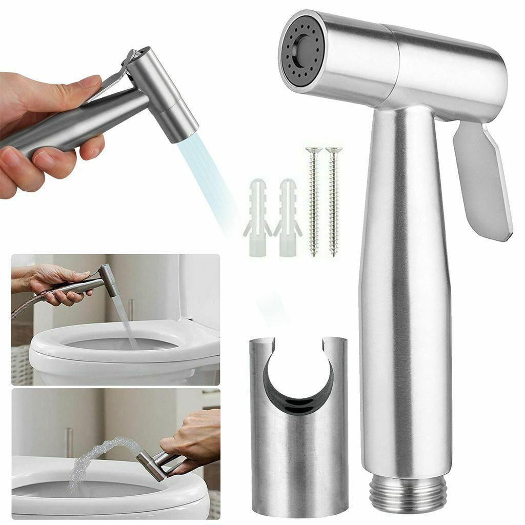Toilet Shattaf Sprayer Douche Bidet Faucet Handheld Bidet Spray Shower 3pcs Set 