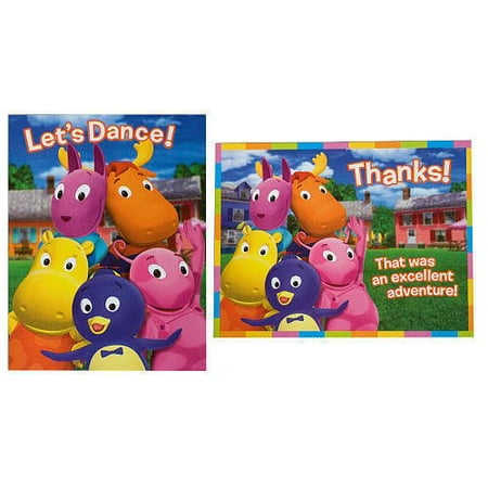 Backyardigans Party Invitations - Backyardigans Invitations and Thank You Notes w/ Env. (8ct ea.)