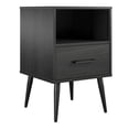 thumbnail image 6 of Home Square Wood End Table with Drawer in Black Oak - Set of 2, 6 of 10