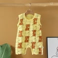 thumbnail image 2 of Gubotare Baby Romper Neutral Baby Girls Boys Romper Cute Clothes Bodysuits Size 0-6 Months (Yellow,0-6 Months), 2 of 4