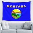 thumbnail image 1 of Montana State Seal Flag Tapestry, Aesthetic Wall Hanging Tapestries Dorm Room Home Decor, 60" x 40", 1 of 7