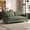 Green, variant on MOONMISS 81.8" Retro Corduroy Loveseat Sofa with Solid Wood Legs, 2-Seater Modern Upholstered Couch for Living Room,Bedroom,Orange