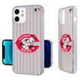 thumbnail image 6 of Cincinnati Reds Cooperstown Pinstripe iPhone Clear Case, 6 of 7
