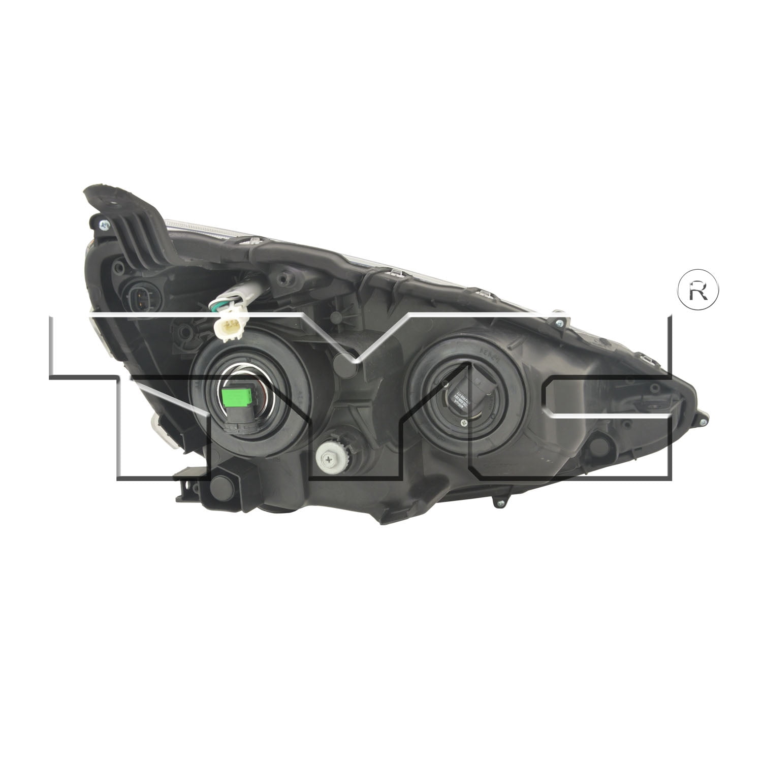 TYC Headlight Front Lamp for 12-14 Toyota Prius C Left Driver Fits 2014 Toyota Prius C