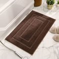 thumbnail image 2 of Big sale Tufted Microfiber Loop Carpet Thickened Bathroom Absorbent Mat Bathroom Door Non-Slip Feet Floor Mat, 2 of 4